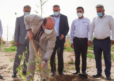نکوداشت روز درختکاری در منطقه ویژه اقتصادی لامرد