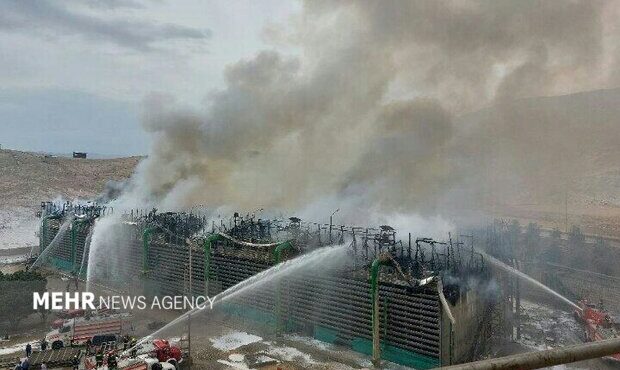 علت آتش‌سوزی گسترده در نیروگاه اصفهان مشخص شد
